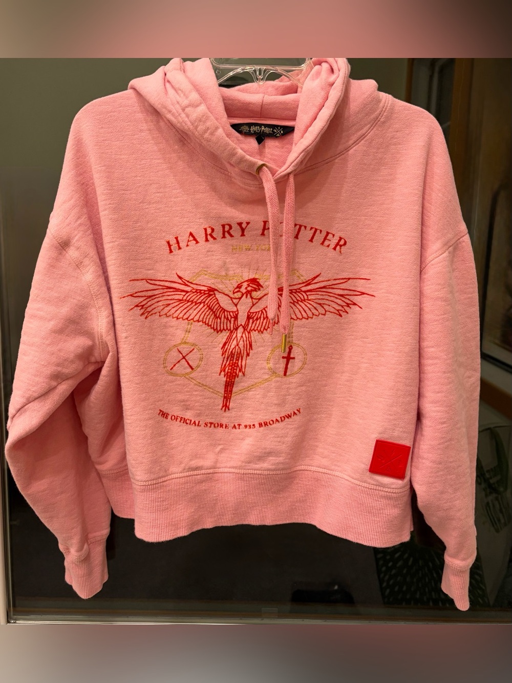 Harry Potter New York Official Store Exclusive Fawkes Phoenix Crop Hoodie 2XL